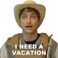 I Need A Vacation Danny Mullen Sticker - I Need A Vacation Danny Mullen I Need A Break Stickers