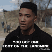 you got one foot on the landmine andre raines fbi international you are in danger you are very close to danger you got one foot on the landmine andre raines fbi international you are in danger you are very close to danger