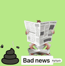 Humor Bad News GIF - Humor Bad News Pooping GIFs