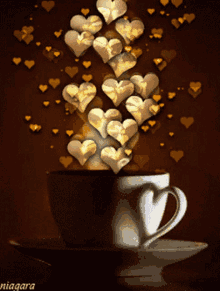 Cup Of Love Heart GIF - Cup Of Love Heart Hot Drink GIFs