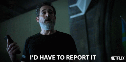 Id Have To Report It Look Into It GIF - Id Have To Report It Report Look  Into It - Discover & Share GIFs