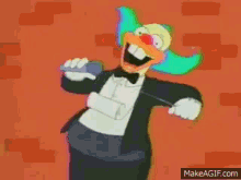 Krusty Flapping GIF - Krusty Flapping The Simpsons GIFs