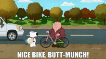 nice bike buttmunch family guy nice bike buttmunch family guy