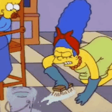 Marge Simpson The Simpsons GIF - Marge Simpson The Simpsons Cleaning House GIFs