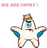 We Are Family Nnsdaostarfish Sticker - We Are Family Nnsdaostarfish Stickers