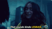 Wynonna Earp Nicole Haught GIF - Wynonna Earp Nicole Haught That Sounds Kinda Lesbian GIFs