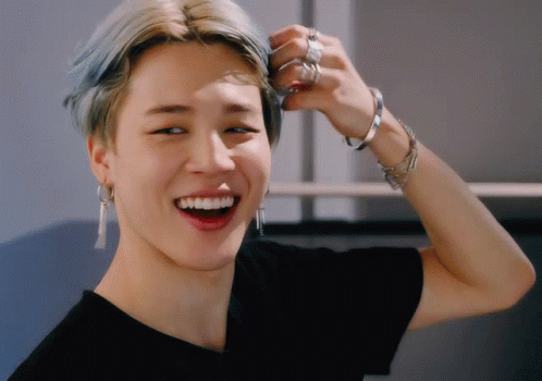 Bts Hair GIF - Bts Hair Smiling - Discover &amp; Share GIFs