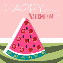 happy watermelon day national watermelon day
