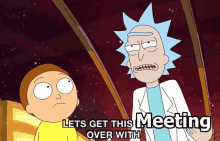 Rick And Morty Lets Get This Over With GIF - Rick And Morty Lets Get This Over With Over With GIFs