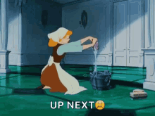 Cinderella Cleaning GIF - Cinderella Cleaning Up Next GIFs