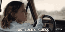 just lucky i guess i just got lucky im just lucky i got lucky must be luck just lucky i guess i just got lucky im just lucky i got lucky must be luck
