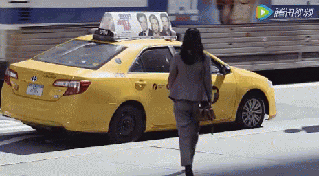 小黃計程車搭車叫車上車都會GIF - Taxi Cab Get On The Car - Discover & Share GIFs