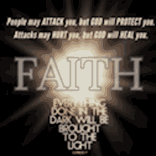 faith hurt you brought to light light