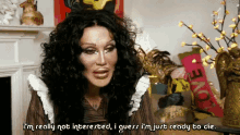 Pete Burns GIF - Pete Burns Not Interested Uninterested GIFs