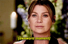 Greys Anatomy Meredith Grey GIF - Greys Anatomy Meredith Grey Awkward Moment GIFs