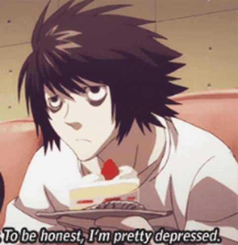 To Be Honest I Am Pretty Depressed Gif To Be Honest I Am Pretty Depressed Death Note Descubre Comparte Gifs