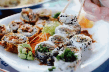 Sushi GIF - Sushiroll Shrimp Californiaroll GIFs