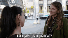 I'M Just Not Sure I'M Ready To Go Through All This Again GIF - Younger Tv Younger Tv Land GIFs