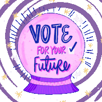 Vote For Your Future Election2020 Sticker - Vote For Your Future Vote Election2020 Stickers