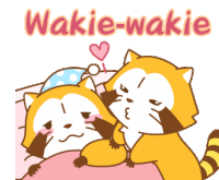 Rascal Wakey Wakey Sticker - Rascal Wakey Wakey Stickers