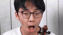 twosetviolin violin shocked dissapointed bass