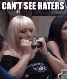 Zorica Markovic Cant See Haters GIF - Zorica Markovic Cant See Haters Turbofolk GIFs