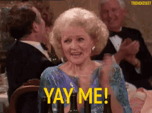 Yay Me Clapping GIF - Yay Me Clapping Golden Girls GIFs