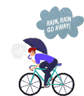 Rain Cycling Sticker - Rain Cycling Ocbc Cycle Stickers