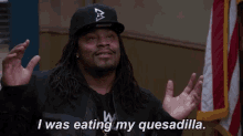 Like There'S Anything Else To Be Doing GIF - I Was Eating My Quesadilla Eating Hungry GIFs