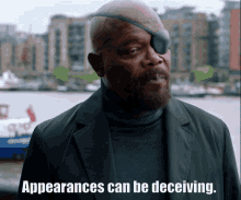 Appearances Can Be Deceiving Spider Man Far From Home GIF - Appearances Can Be Deceiving Spider Man Far From Home Nick Fury GIFs