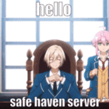 Safe Haven Server Hello GIF - Safe Haven Server Hello Enstars GIFs