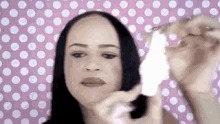 Bianca Alves Make Up GIF - Bianca Alves Make Up Application GIFs