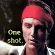 Christopher Walken One Shot GIF - Christopher Walken One Shot One Shot One Kill GIFs