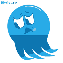 bitrix24 octopus sad work upset