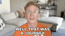 Well That Was A Journey Tyler Oakley GIF - Well That Was A Journey Tyler Oakley That Was Fun GIFs