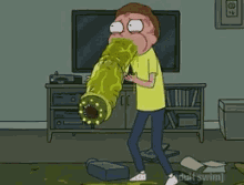 Morty Facehugger GIF - Morty Facehugger Mouth GIFs