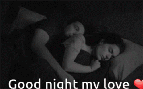 The perfect Good Night My Love Hold Hands Animated GIF for your conversatio...