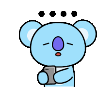Bt21 Confused Sticker - Bt21 Confused Koya Stickers