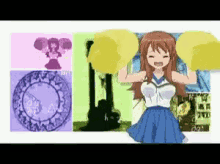応援 頑張れ　レッツゴー　チアリーダー　アニメ GIF - Cheer Cheerleader GIFs
