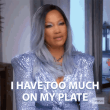 I Have Too Much On My Plate Real Housewives Of Beverly Hills GIF - I Have Too Much On My Plate Real Housewives Of Beverly Hills I Have A Lot Of Problem GIFs
