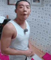 猛男 肌肉男 郑恺 帅 GIF - Hunk Mr Muscle Zhengkai GIFs