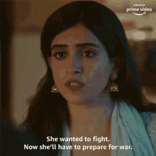 She Wanted To Fight Now She Will Have To Prepare For War GIF - She Wanted To Fight Now She Will Have To Prepare For War Sanya Malhotra GIFs