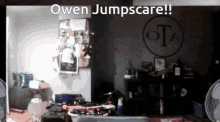 Owen Owen Jumpscare GIF - Owen Owen Jumpscare Owen Jumpscare Lol GIFs