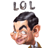 Mr Bean Laugh Sticker - Mr Bean Laugh Laughing Stickers