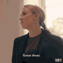 Great Shoes Jodie Comer GIF - Great Shoes Jodie Comer Villanelle GIFs