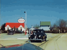 esso gas station esso gas 1940s 40s
