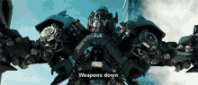 Transformers Ironhide GIF - Transformers Ironhide Weapons Down GIFs