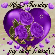 Tuesday Happy Tuesday GIF - Tuesday Happy Tuesday Purple GIFs