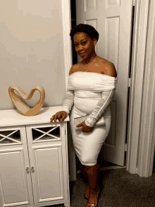 All White Dress Up GIF - All White Dress Up Pose GIFs