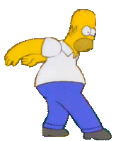 Homer Simpson Homer Dance Sticker - Homer Simpson Homer Dance Dancing Stickers